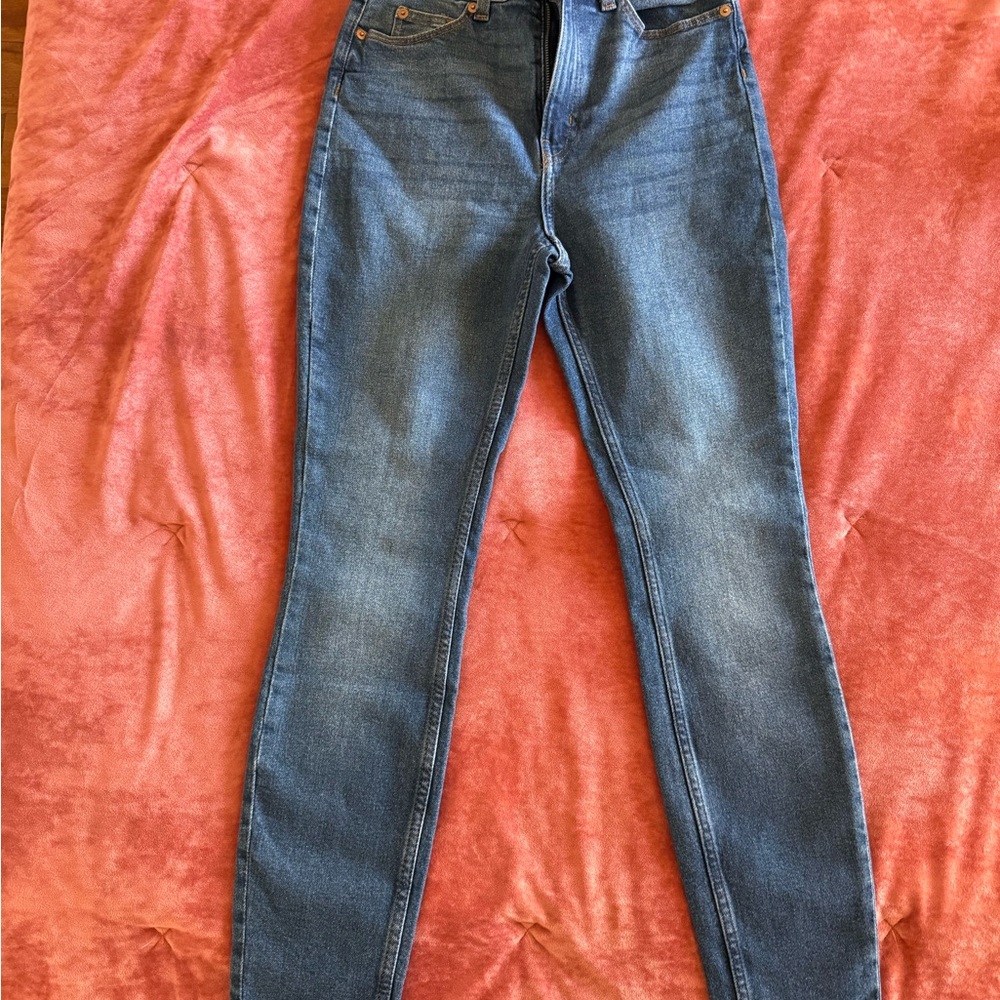 H&M Women's Skinny Jeans in Blue